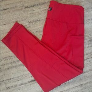Champion Women Vibrant Red Leggings